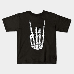 throwing Horns Kids T-Shirt